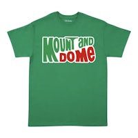 a green t - shirt that says mount and dome