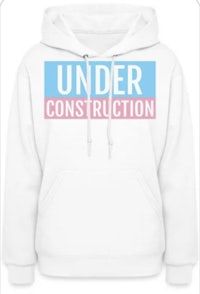 under construction women's hoodie
