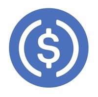 a blue dollar sign icon on a white background