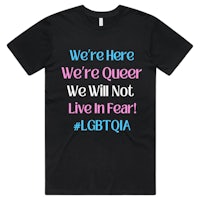 we're here we're queer we will not live in fear