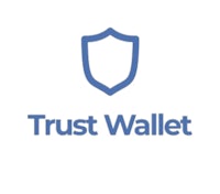 trust wallet logo on a white background