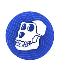 a blue circle with a skull on it