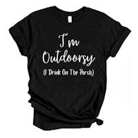 i'm outdoorsy i drink on the beach t - shirt