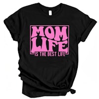 mom life is the best life t-shirt