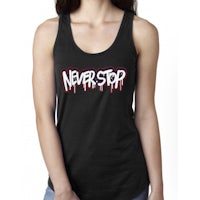 never stop women's tank top